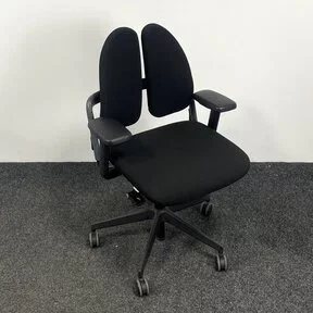 Zwarte Bureaustoel Grahl Xenium Duoback