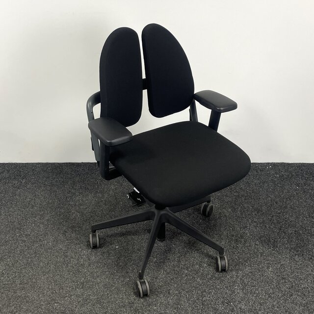 Zwarte Bureaustoel Grahl Xenium Duoback