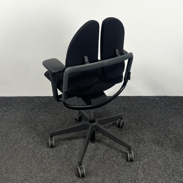 Zwarte Bureaustoel Grahl Xenium Duoback