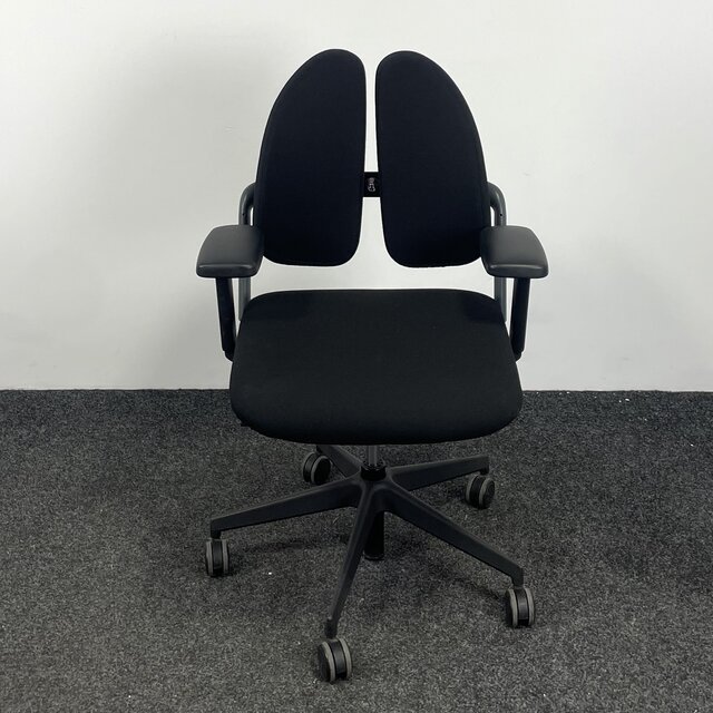 Zwarte Bureaustoel Grahl Xenium Duoback