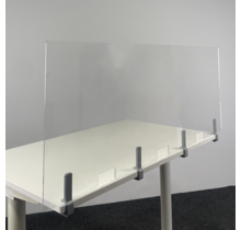 Plexiglas Bureauscherm - 60 x 160 cm