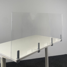 Plexiglas Bureauscherm - 60 x 160 cm