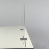Plexiglas Bureauscherm - 59 x 140 cm