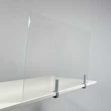Plexiglas Bureauscherm - 60 x 108 cm