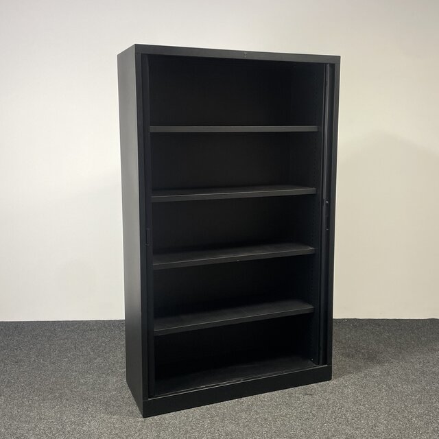 Zwarte Schaffenburg Archiefkast | 198 x 120 x 45 cm