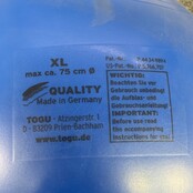 TOGU Zitbal ABS XL - Blauw