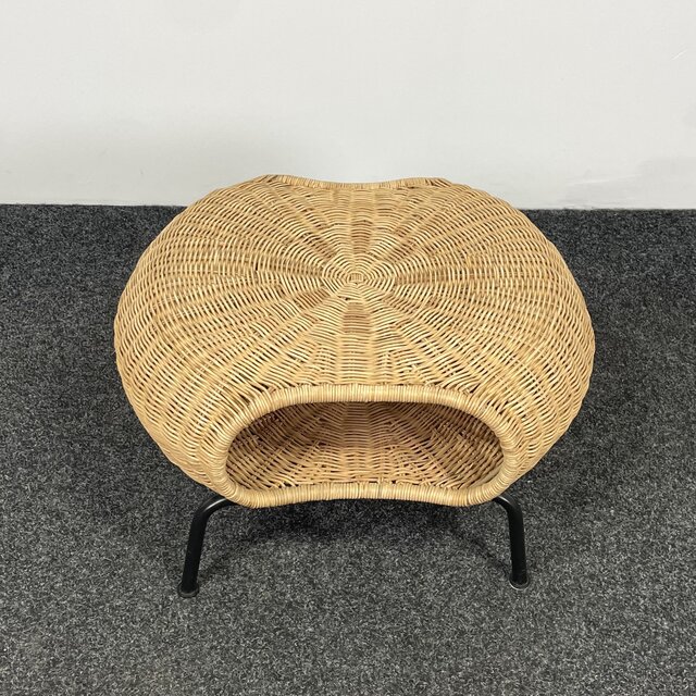 Rotan Voetenbank met Opbergruimte