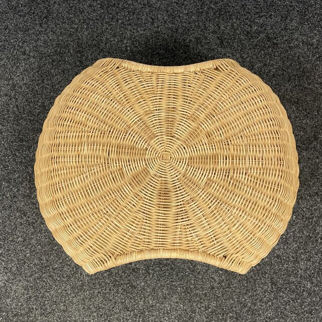 Rotan Voetenbank met Opbergruimte