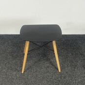 Zwarte Kruk - Houten Onderstel