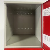 Rode Lockerkast - 8-deurs | 194,5 x 79 x 50 cm (b)