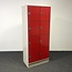 Lamers Kantoormeubelen  Rode Lockerkast - 8-deurs | 194,5 x 79 x 50 cm (b)