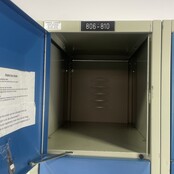 Blauwe Lockerkast - 10-deurs | 193 x 74 x 56 cm