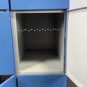 Blauwe Lockerkast - 10-deurs | 195 x 60 x 50 cm