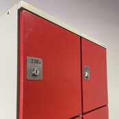 Lockerkast 10-deurs - Rood | 196 x 60 x 50 cm