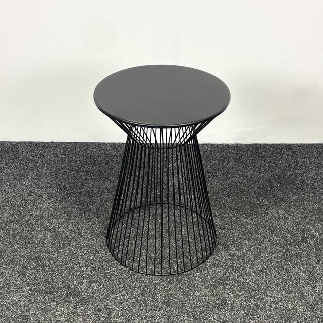 Bijzettafel - Zwart Metaal | Ø 33 cm