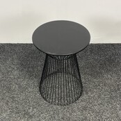 Bijzettafel - Zwart Metaal | Ø 33 cm