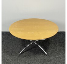Ronde Salontafel - Houten Blad |  Ø 105 cm