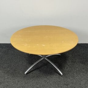 Ronde Salontafel - Houten Blad |  Ø 105 cm