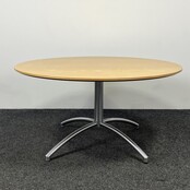 Ronde Salontafel - Houten Blad |  Ø 105 cm