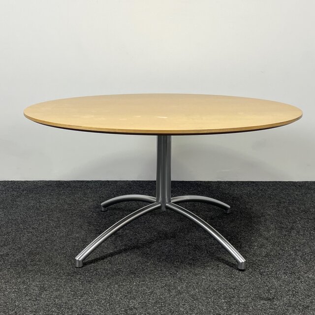 Ronde Salontafel - Houten Blad |  Ø 105 cm