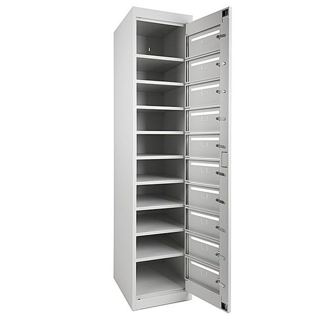 Postkast - 10 Vakken  | 180 x 40 x 50 cm