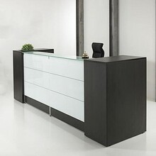 Receptiebalie Manager XL - Donker Eiken