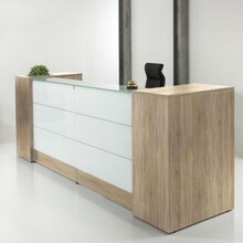 Receptiebalie Manager XL - Midden Eiken