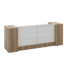 Receptiebalie Manager XL - Natuur Eiken