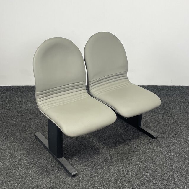 Wachtkamerbank 2-Zits - Grijs