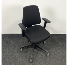 Zwarte Bureaustoel - Zwart Voetkruis