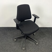 Zwarte Bureaustoel - Zwart Voetkruis