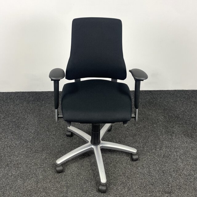 BMA Axia Bureaustoel Zwart | Nieuw Gestoffeerd - Copy