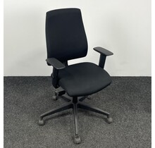 Bureaustoel - Zwarte stoffering & Voetkruis