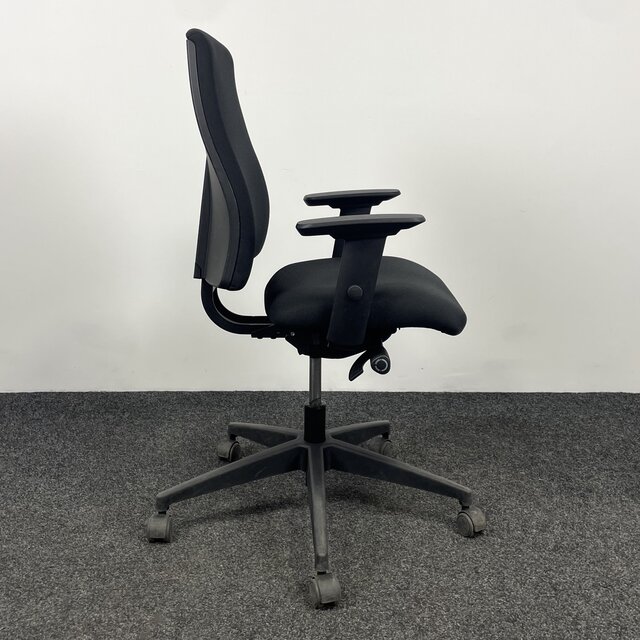 Bureaustoel - Zwarte stoffering & Voetkruis