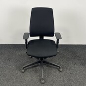 Bureaustoel - Zwarte stoffering & Voetkruis