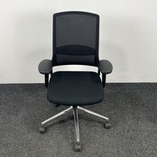 Bureaustoel Gispen Zinn - Zwart / Chroom