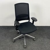 Bureaustoel Gispen Zinn - Zwart / Chroom