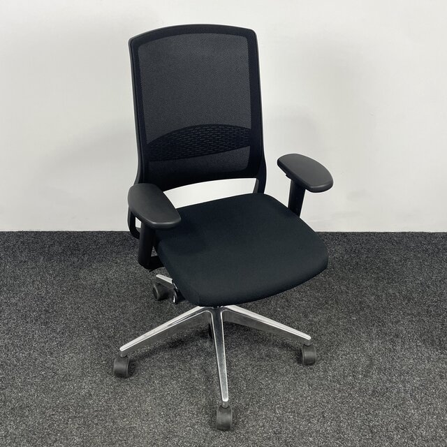 Bureaustoel Gispen Zinn - Zwart / Chroom