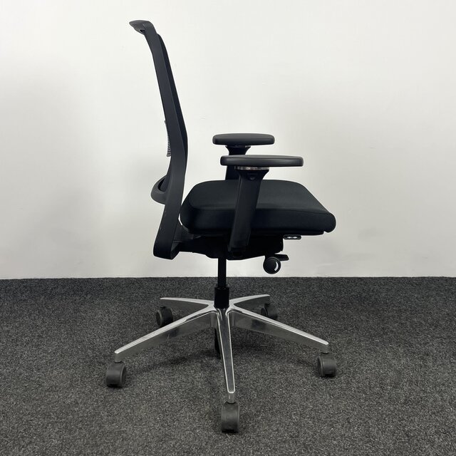 Bureaustoel Gispen Zinn - Zwart / Chroom