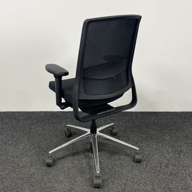 Bureaustoel Gispen Zinn - Zwart / Chroom