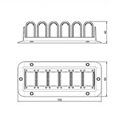 Cablegrip 6 - Zwart | 6 Lussen