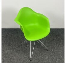 Groene Kuipstoel - Chroom Onderstel