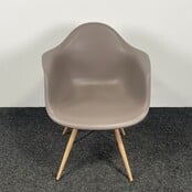 Bruine Kuipstoel - Houten Onderstel