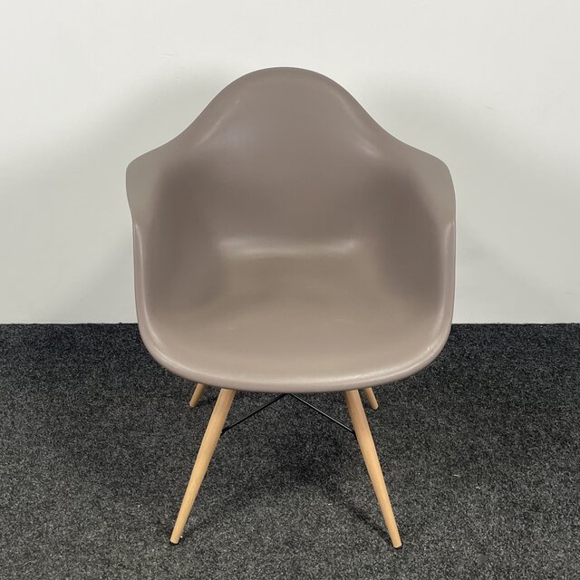 Bruine Kuipstoel - Houten Onderstel