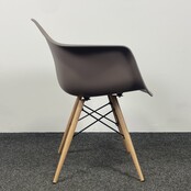 Bruine Kuipstoel - Houten Onderstel