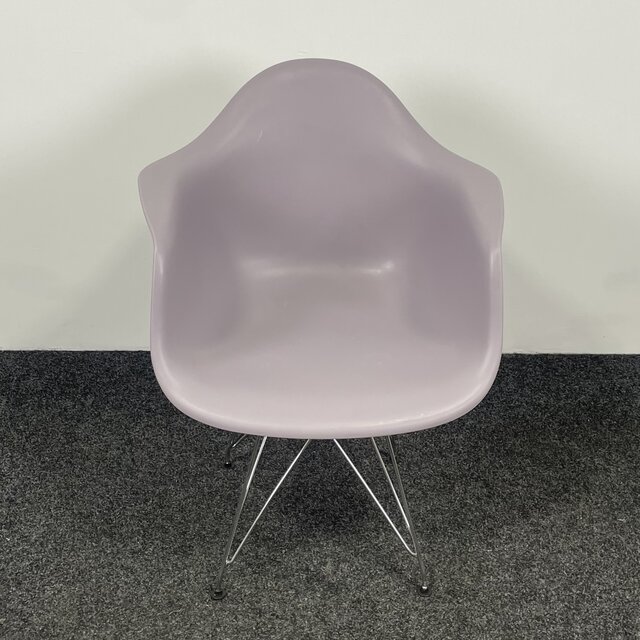 Pastellila Kuipstoel - Chroom Onderstel