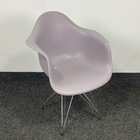 Pastellila Kuipstoel - Chroom Onderstel