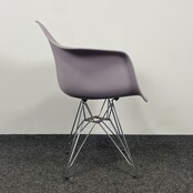 Pastellila Kuipstoel - Chroom Onderstel