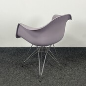 Pastellila Kuipstoel - Chroom Onderstel