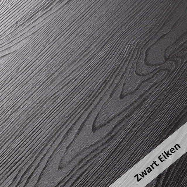 Bureaublad Zwart Eiken - Diverse Afmetingen